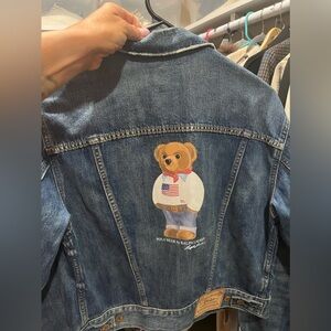 Ralph Lauren bear denim jacket